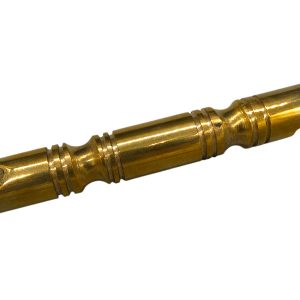 sardischer 2 seitiger teigstempel aus messing krone