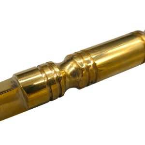sardischer 2 seitiger teigstempel aus messing krone