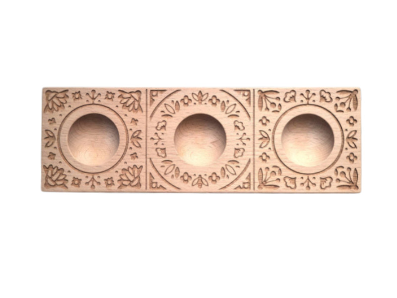 raviolibrettchen für 3 ravioli blumen