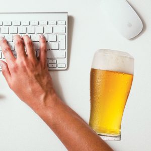 reinigungstuch, brillenputztuch bier o'zapft is!s