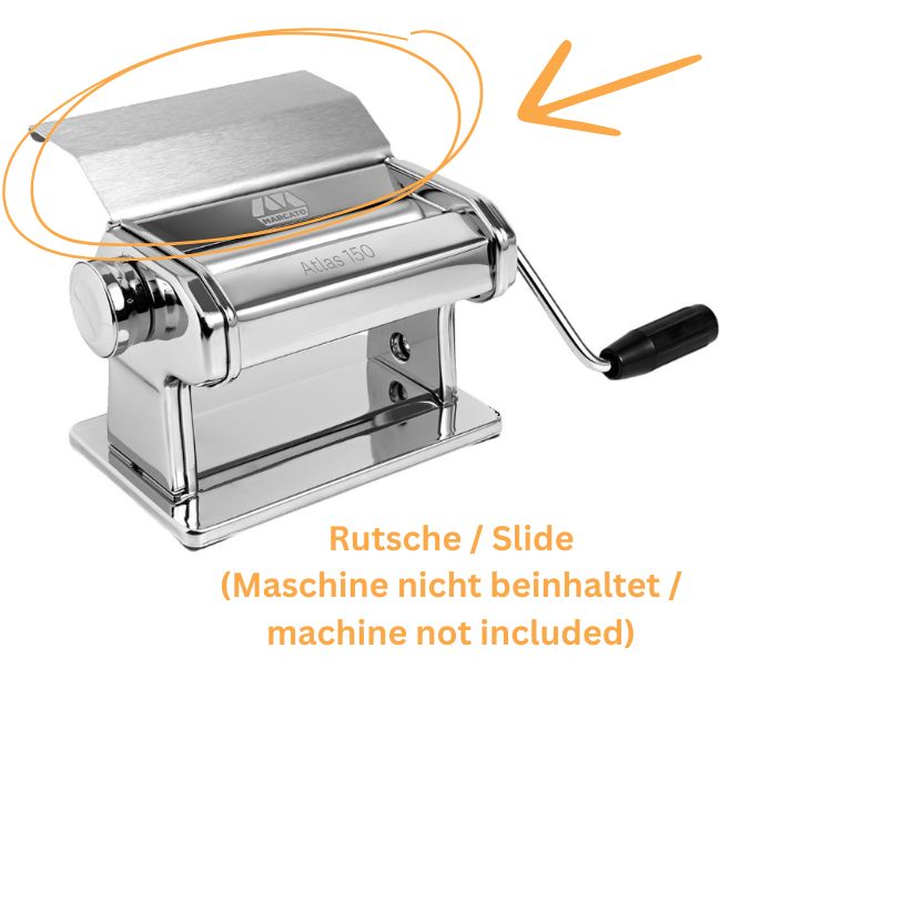 marcato rutsche für atlas 150 – teigzuführung