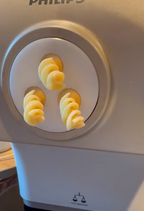 matrize pom/messing fusilli 3p 10 mm für philips pastamaker avance / 7000er