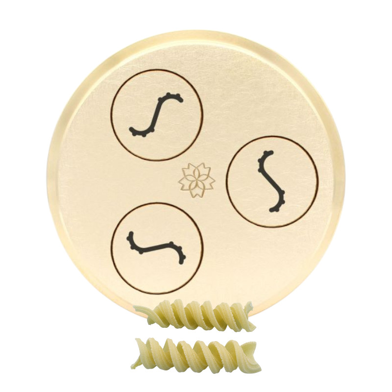 matrize messing fusilli 2p rigati fimar vip2, vip4, fimar mpf 2.5, mpf 4, pf25e, pf40e, nmf8
