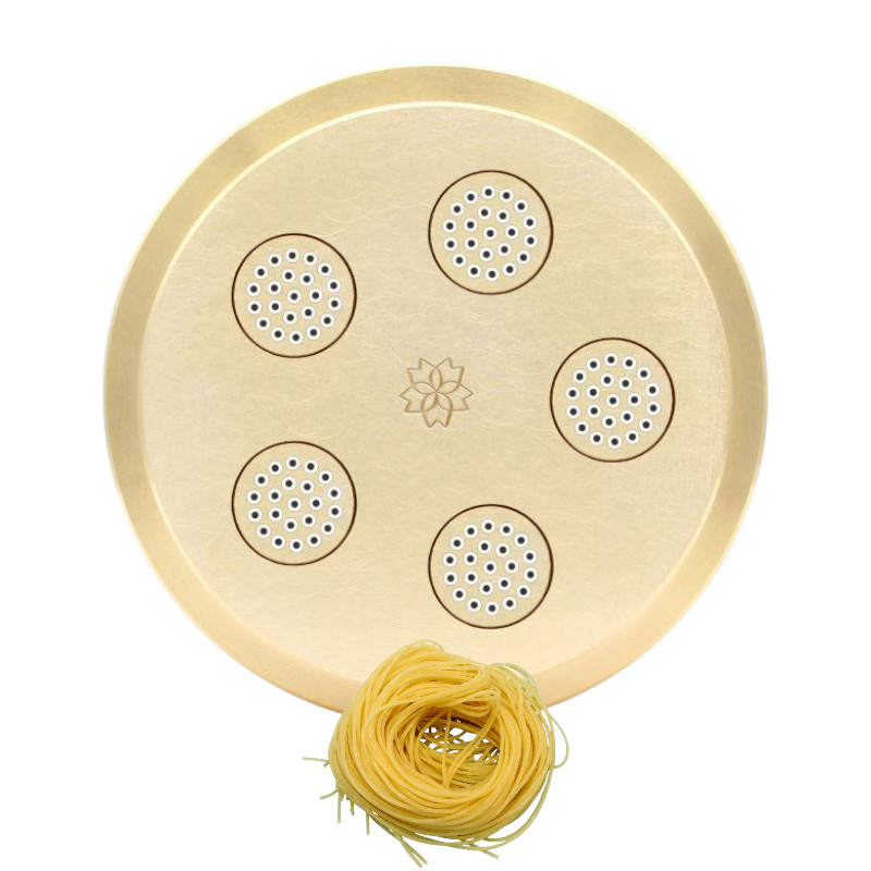 matrize messing/teflon spaghetti 0,7 mm für tr70 sela la pastaia korngold avancini omegaone