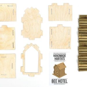 diy naturhäuser bienenhotel aus holz bastelset