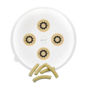 matrize pom/messing maccheroni rigati 8 mm für philips pastamaker avance / 7000er