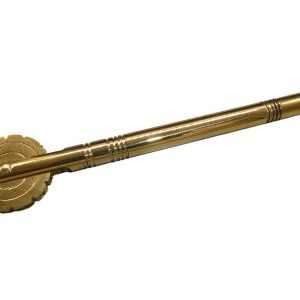 sardisches dekorrad für pasta und gebäck aus messing nr. 7