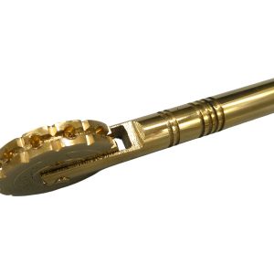 sardisches dekorrad für pasta und gebäck aus messing nr. 7