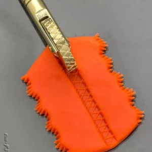 sardisches dekorrad für pasta und gebäck aus messing nr. 10