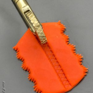 sardisches dekorrad für pasta und gebäck kompl. aus messing nummer 10