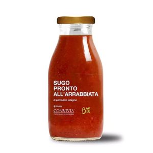 sizilianisches bio tomaten sugo all'arrabbiata 250 g vegan und glutenfrei