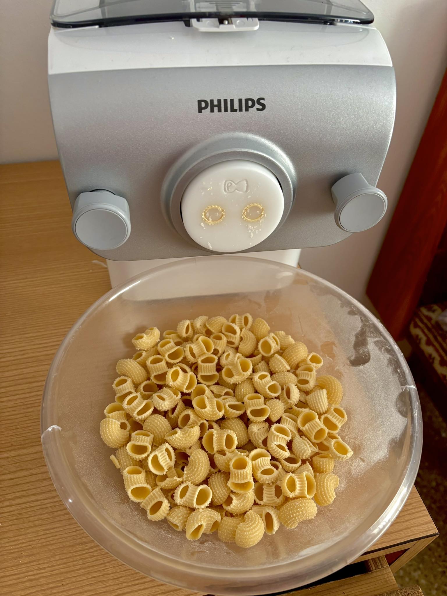 matrize pom canestrino / körbchen gestreift Ø 8,5 mm für philips pastamaker avance / 7000er