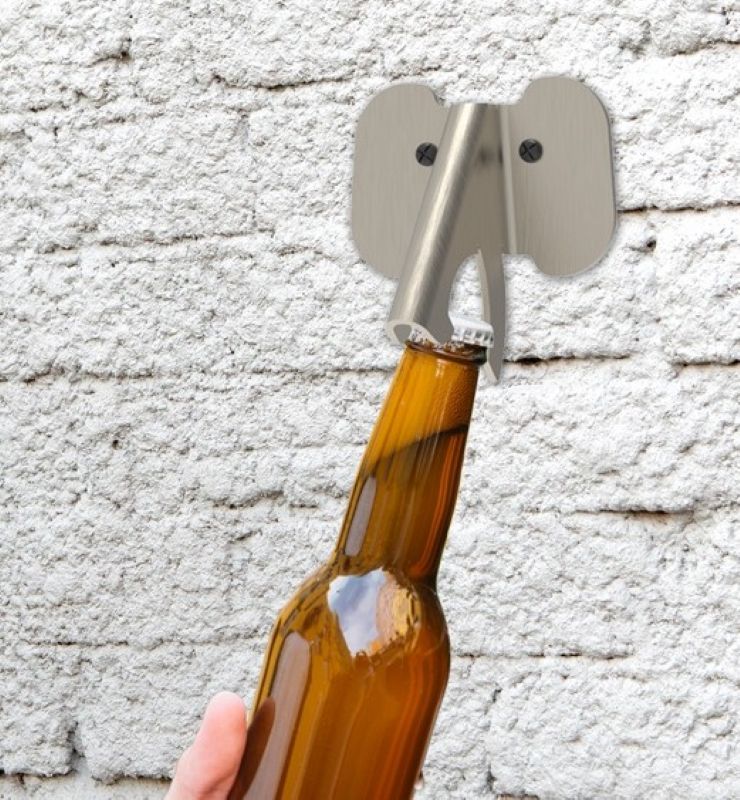 flaschenöffner elefant wandbefestigung