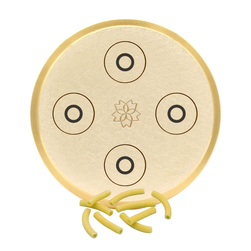 matrize messing maccheroncini glatt 5 mm für la fattorina, fimar mpf 1.5, pf15e und andere