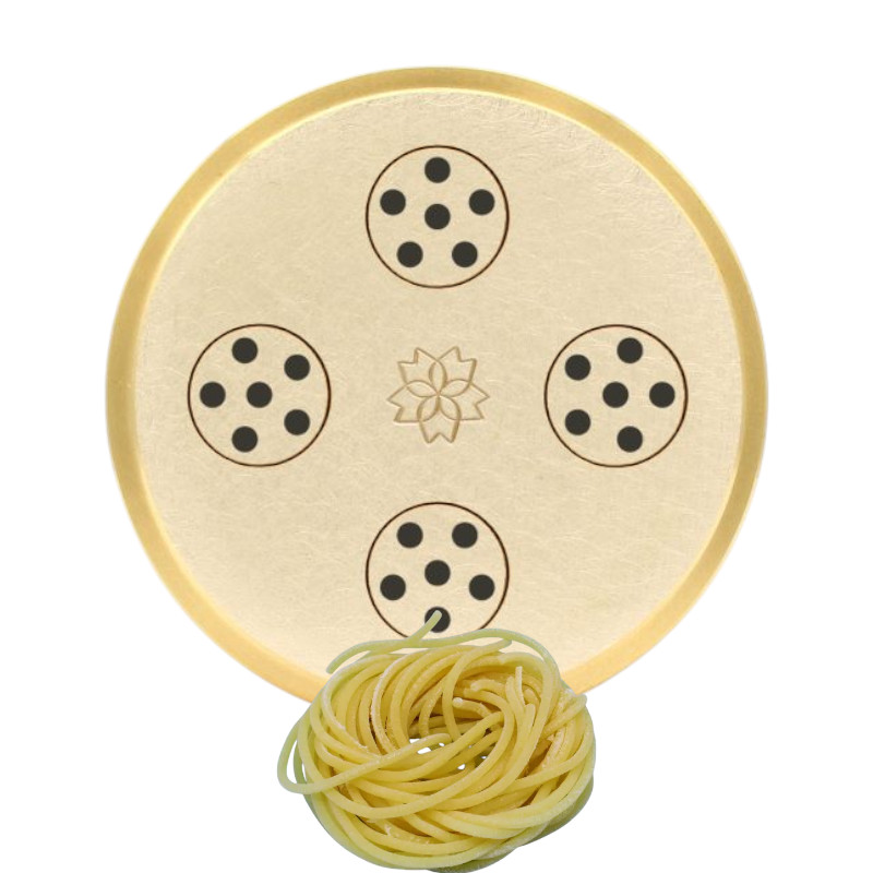 matrize messing spaghetti 2,1 mm für la fattorina, fimar mpf 1.5, pf15e und andere