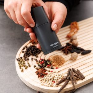 profi gewürzmühle anthrazit grau