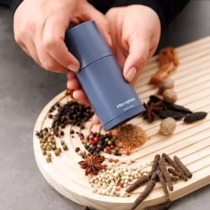 microplane profi gewürzmühle denim blau