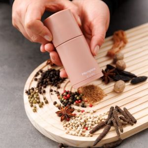 profi gewürzmühle altrosa