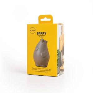 küchenreibe barry mit auffangbehälter (motiv brauner bär)