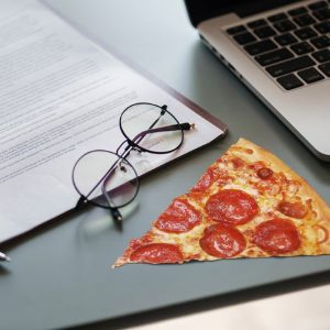 reinigungstuch, brillenputztuch pizza