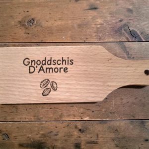 gnocchibrettchen "gnoddschis d´amore" sonderfrankenedition
