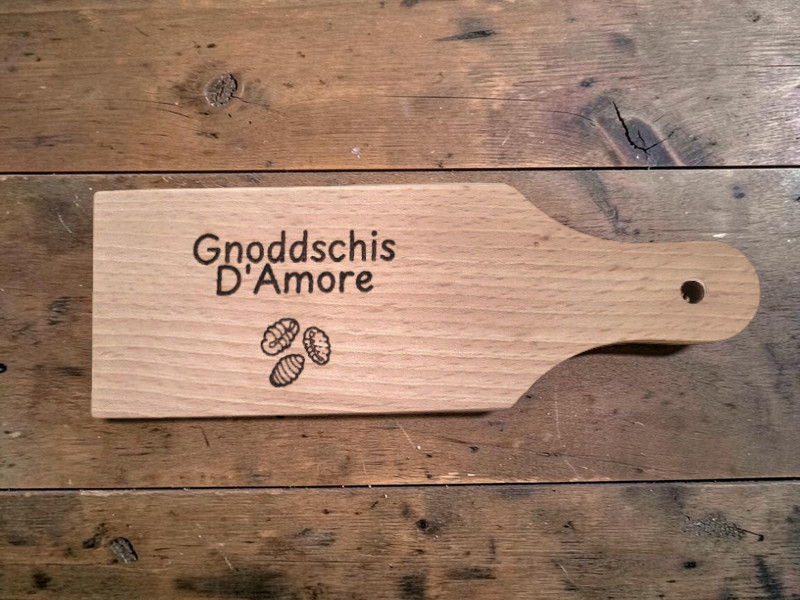 gnocchibrettchen "gnoddschis d´amore" sonderfrankenedition