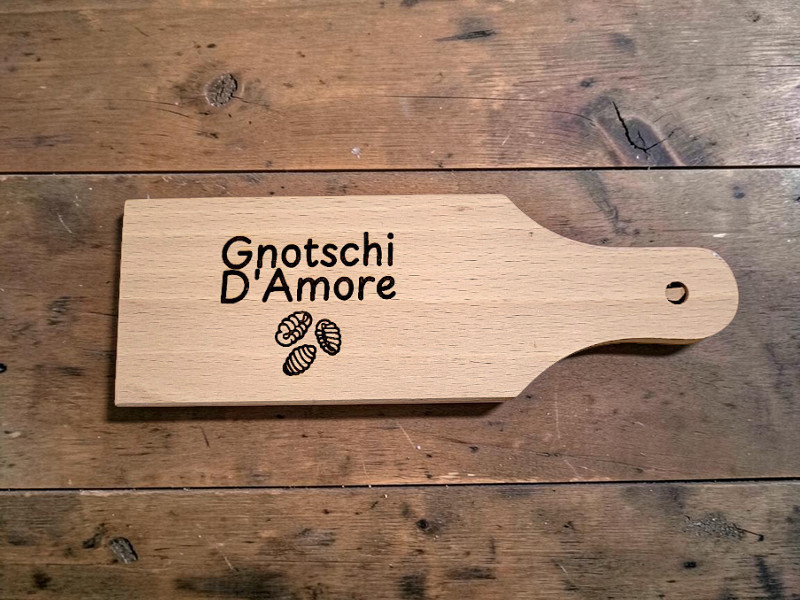 gnocchibrettchen "gnotschi d´amore" sonderedition