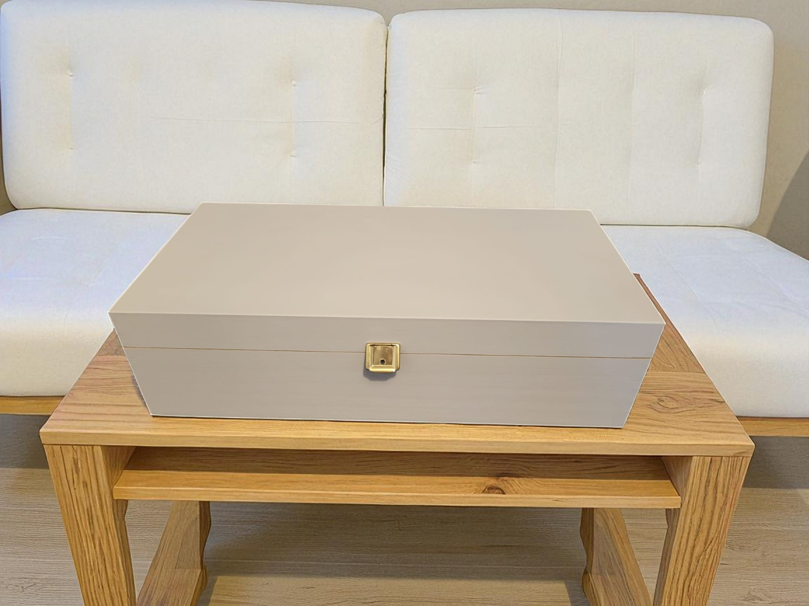 holzbox weiß für 22 matrizen philips pastamaker avance/7000er ohne trennsteg