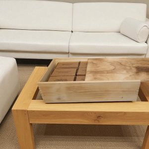 holzbox weiß für 22 matrizen philips pastamaker avance/7000er ohne trennsteg