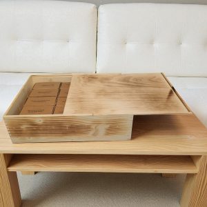 holzbox weiß für 22 matrizen philips pastamaker avance/7000er ohne trennsteg