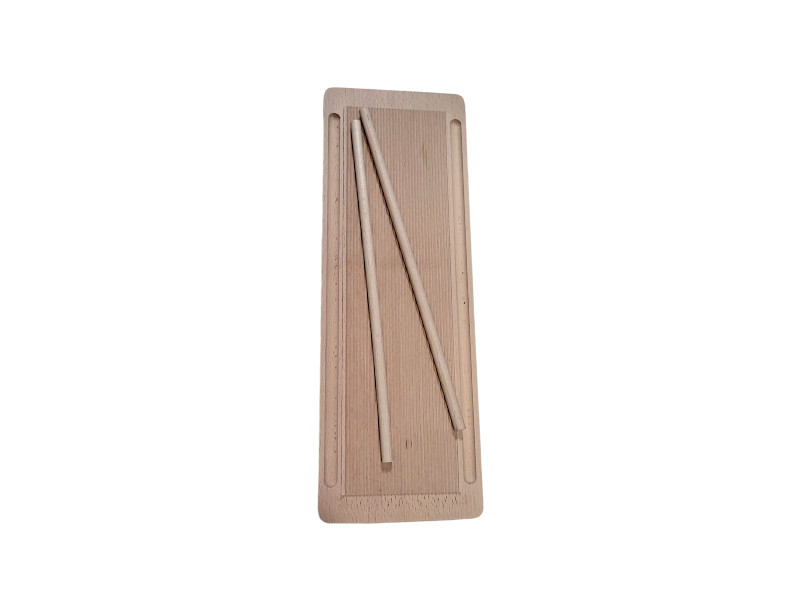 großes gnocchibrett mit 2 ausrollstäben 42 cm
