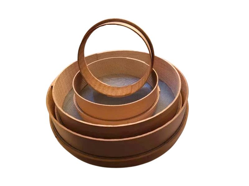 küchen /mehl / feinsieb rund Ø 40 holz m. metallgitter