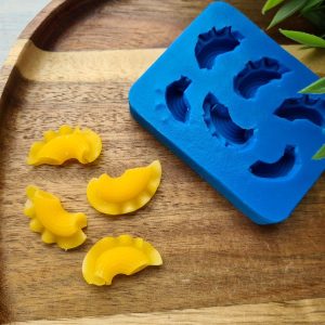 silikonform nr. 2 hahnenkamm / creste di gallo 6 formstücke