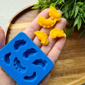 silikonform nr. 2 hahnenkamm / creste di gallo 6 formstücke