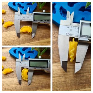 silikonform nr. 2 hahnenkamm / creste di gallo 6 formstücke