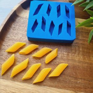silikonform nr. 4 penne 9 formstücke