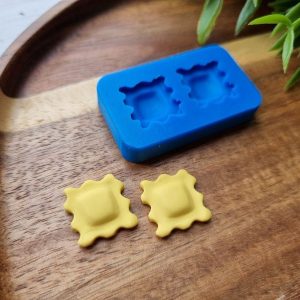 silikonform nr. 5 ravioli 2 formstücke