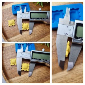 silikonform nr. 5 ravioli 2 formstücke