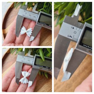 silikonform nr. 8 mini schmetterling / farfalle glatt 2 formstücke