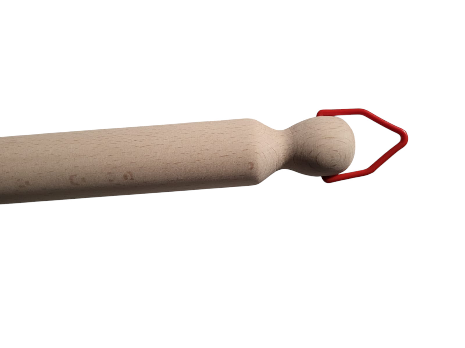mattarello mit zwei griffen und spitze länge 80 cm