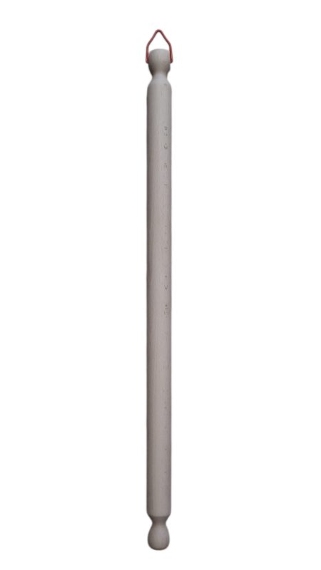 mattarello mit zwei griffen und spitze länge 80 cm