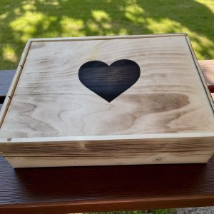 holzbox herz geflammt für 33 matrizen philips pastamaker avance/7000er mit trennsteg