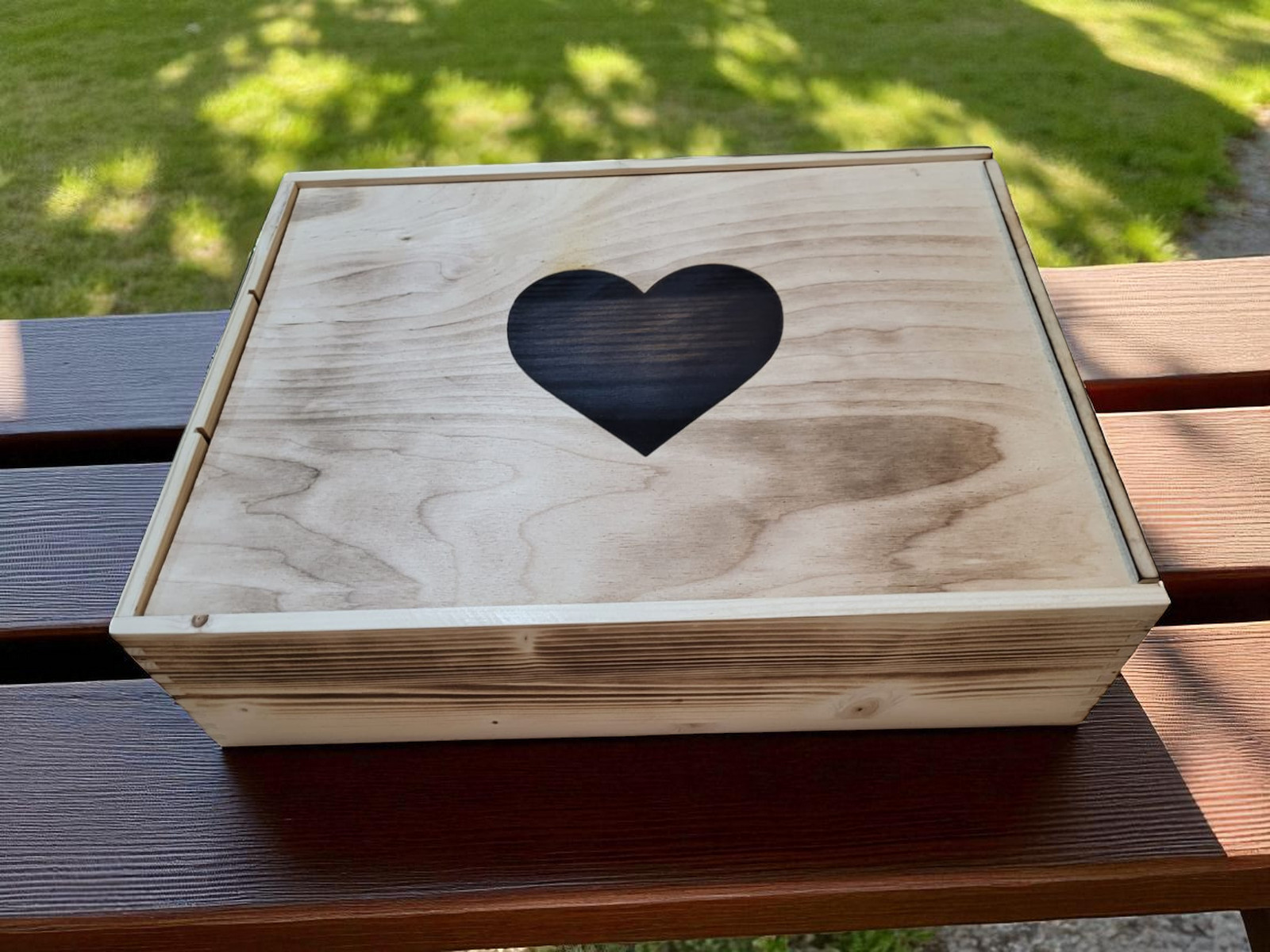 holzbox herz geflammt für 33 matrizen philips pastamaker avance/7000er mit trennsteg