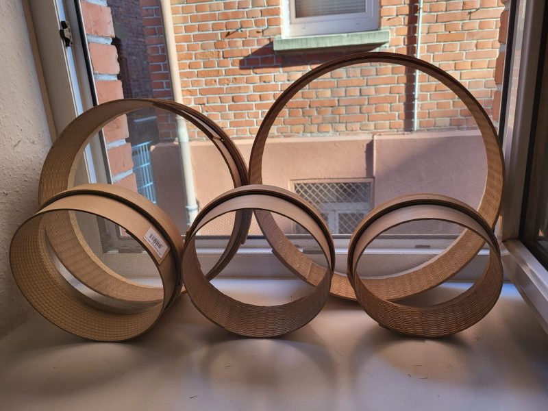 küchen /mehl/ feinsieb rund, du.40 holz m. metallgitter