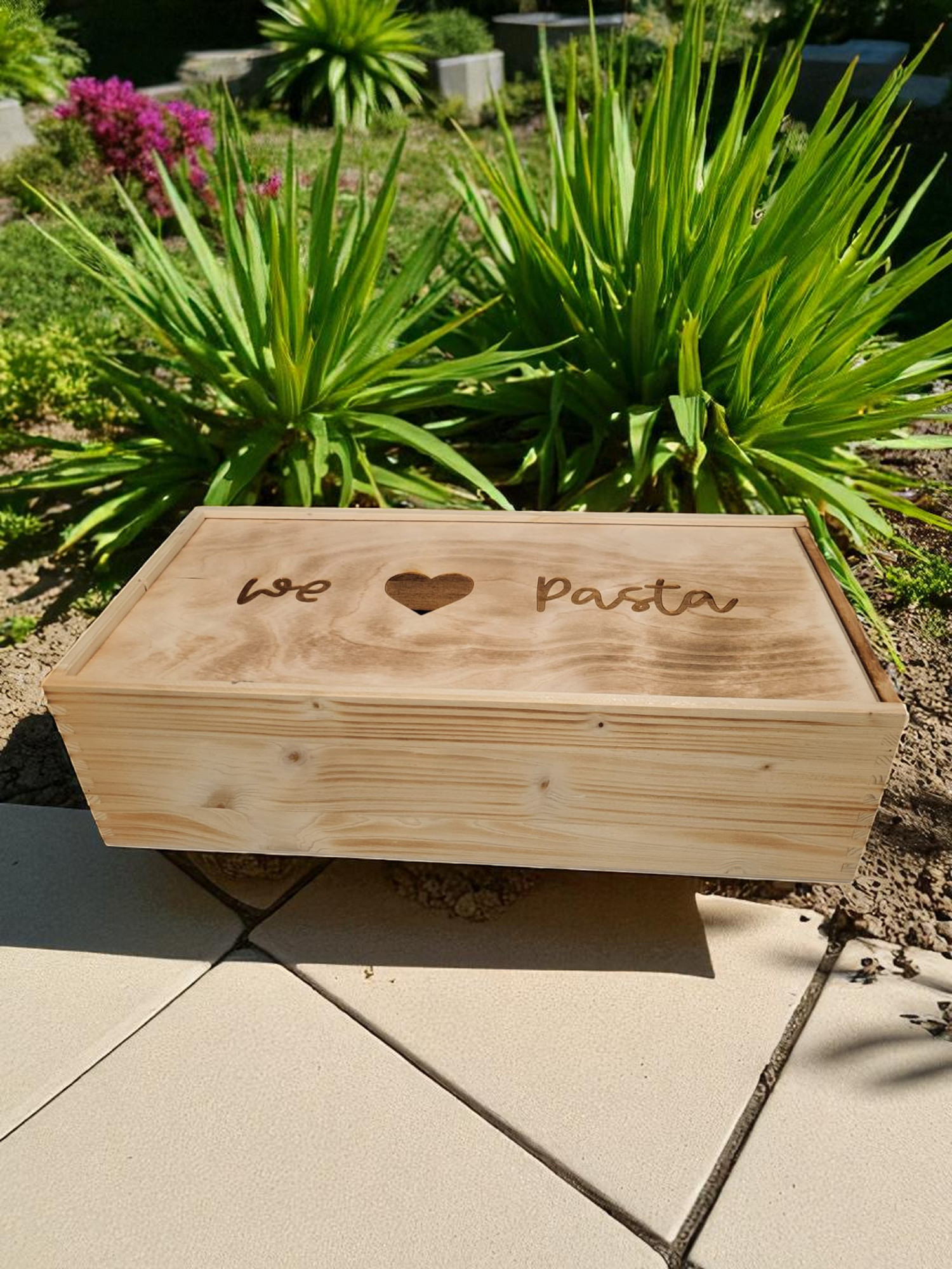 holzbox weiß für 22 matrizen philips pastamaker avance/7000er ohne trennsteg