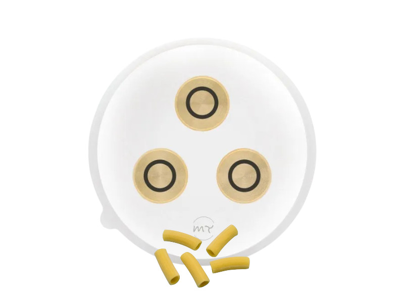 matrize pom/messing ziti / maccheroni 10 mm für philips pastamaker avance / 7000er