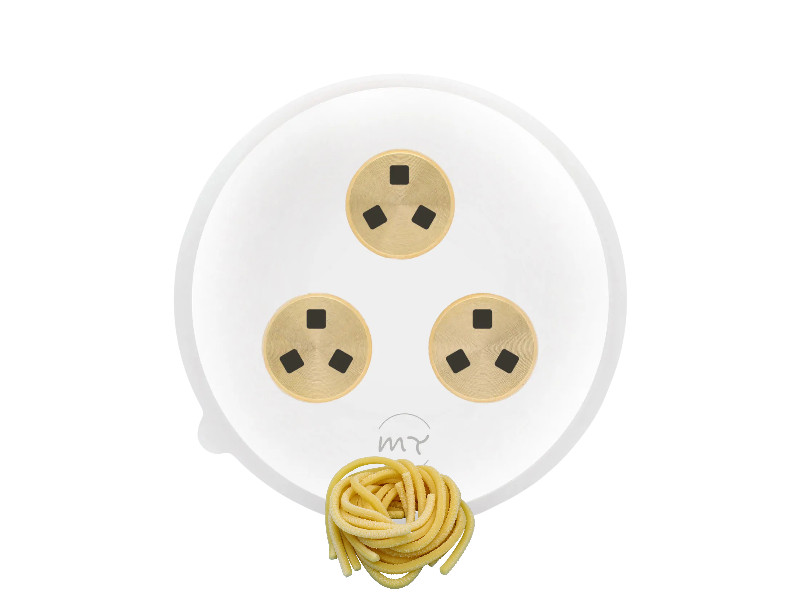 matrize pom/messing spaghetti quadri 3 mm für philips pastamaker avance / 7000er