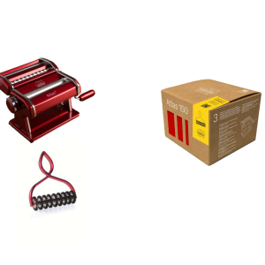 marcato nudelmaschine atlas 150 rot plus 1x pastabike (rot)