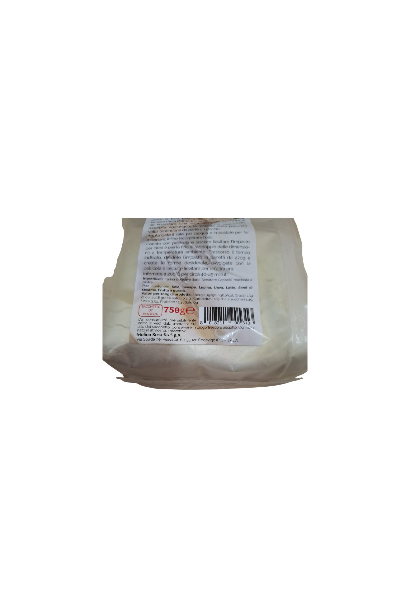 hartweizenmehl senatore cappelli bio und vollkorn / 750 g