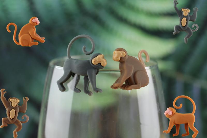 jungle / affen glas marker